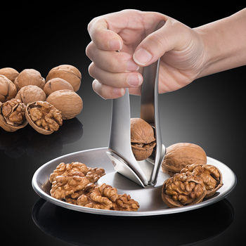 Walnut Clip 304 Stainless Steel Walnut Clip Artifact Nut Clip Shell Peeling Shell Opener Walnut Pliers Nut Opener