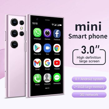 Cross-Border New Model S23Pro Smartphone Android Direct Screen Dual Sim Mini 3g Small Foreign Trade Cross-Border Hot Sale