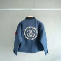 STU cotton jacket (navy blue)