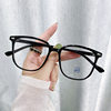 New trendy myopia glasses box ultra-light plain glasses TikTok popular glasses frame anti-blue light can be equipped with myopia