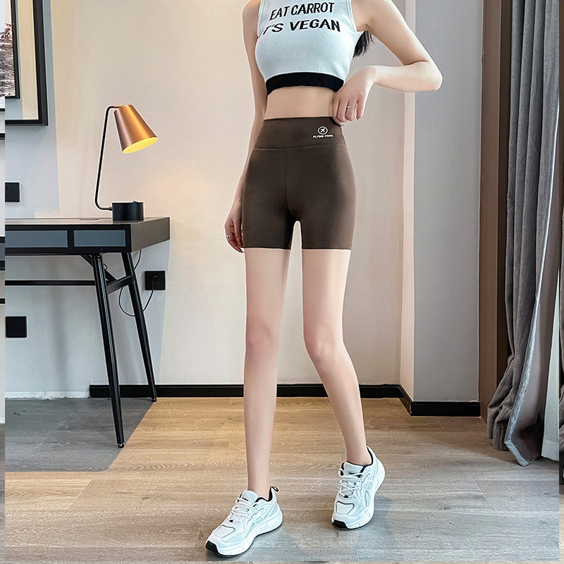 夏季冰丝凉凉裤女高腰收腹提臀鲨鱼裤防走光无痕安全裤三分打底裤