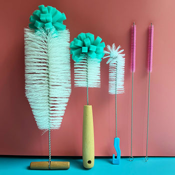 Wine Bottle Brush, Insulated Pot, Water Cup Brush, Straw Brush, Ton Bucket Brush, Long Handle Wall Breaking Machine Brush, Soda Water Bottle Brush