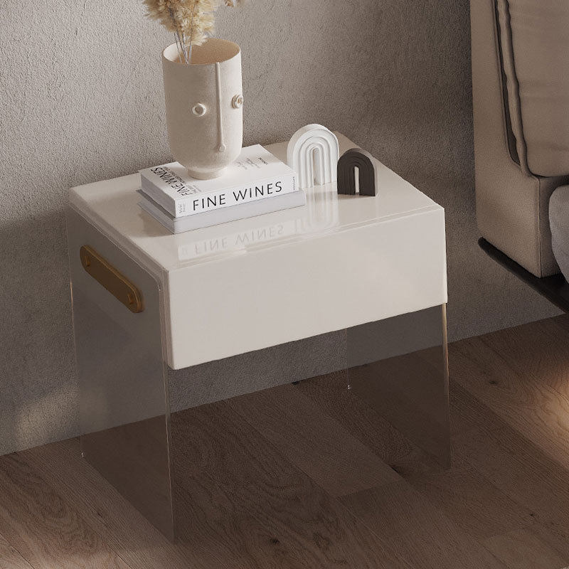 Suspension Acrylic Bedside Cabinet Modern Simple Designer Net Red Creative Hanging Storage Bedside Cabinet Factory Outlet