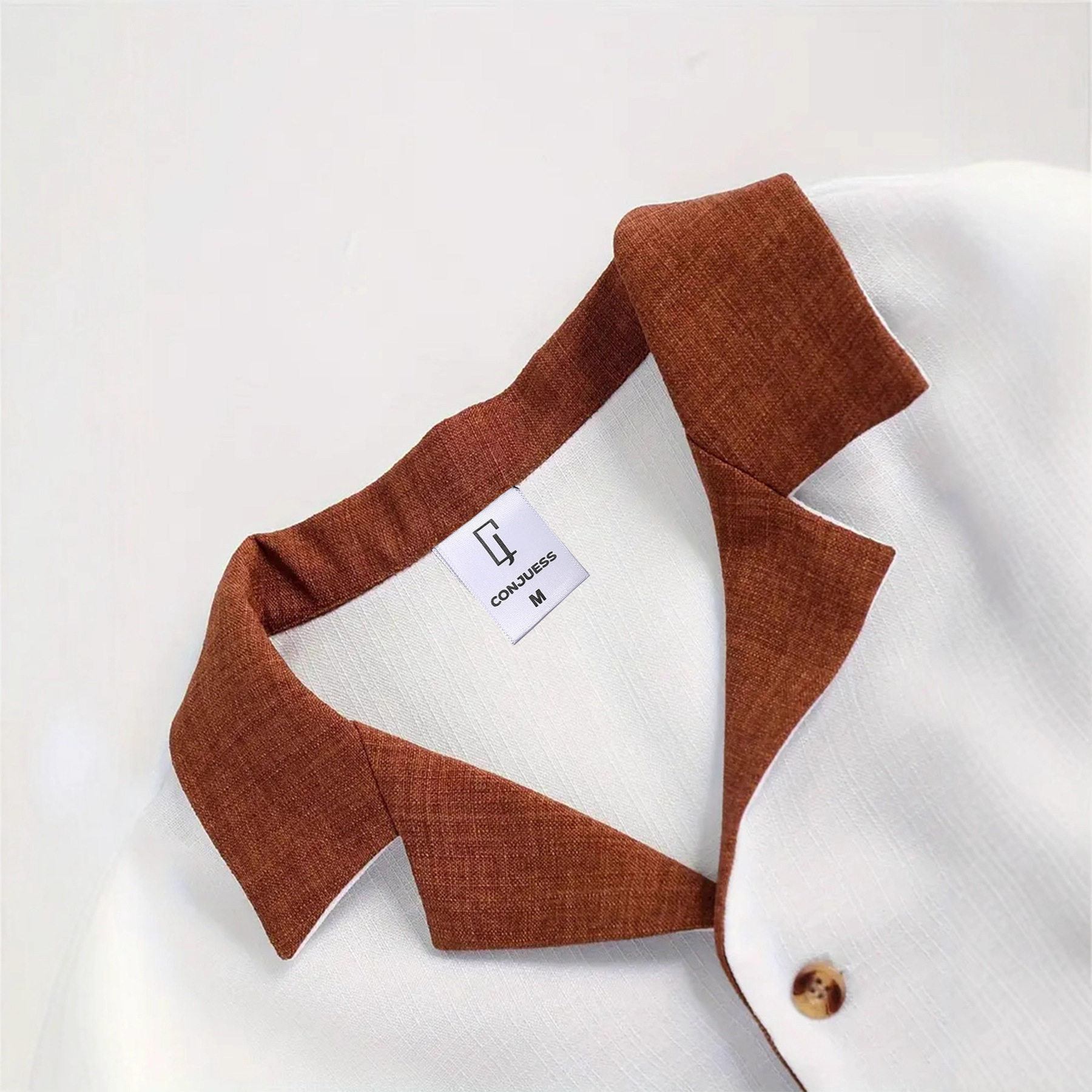 外贸男士春秋套装撞色西装领礼服开扣长袖衬衫长裤休闲两件套批发