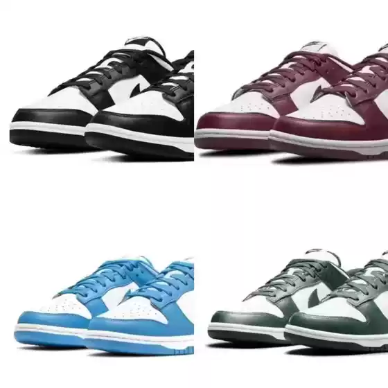 Putian shoes cross-border dunk board shoes men's sb casual shoes women's sneaker black and white panda green apple shadow gray fashion shoes