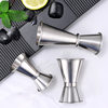 Spot wholesale 304 stainless steel double measuring cup Shaker cocktail drink sand ice debugging Cup printed LOGO