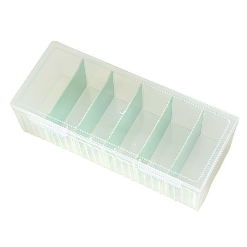 Desktop Data Cable Storage Box Large Capacity Partition Dustproof Card Storage Box Desktop Organization Miscellaneous Box