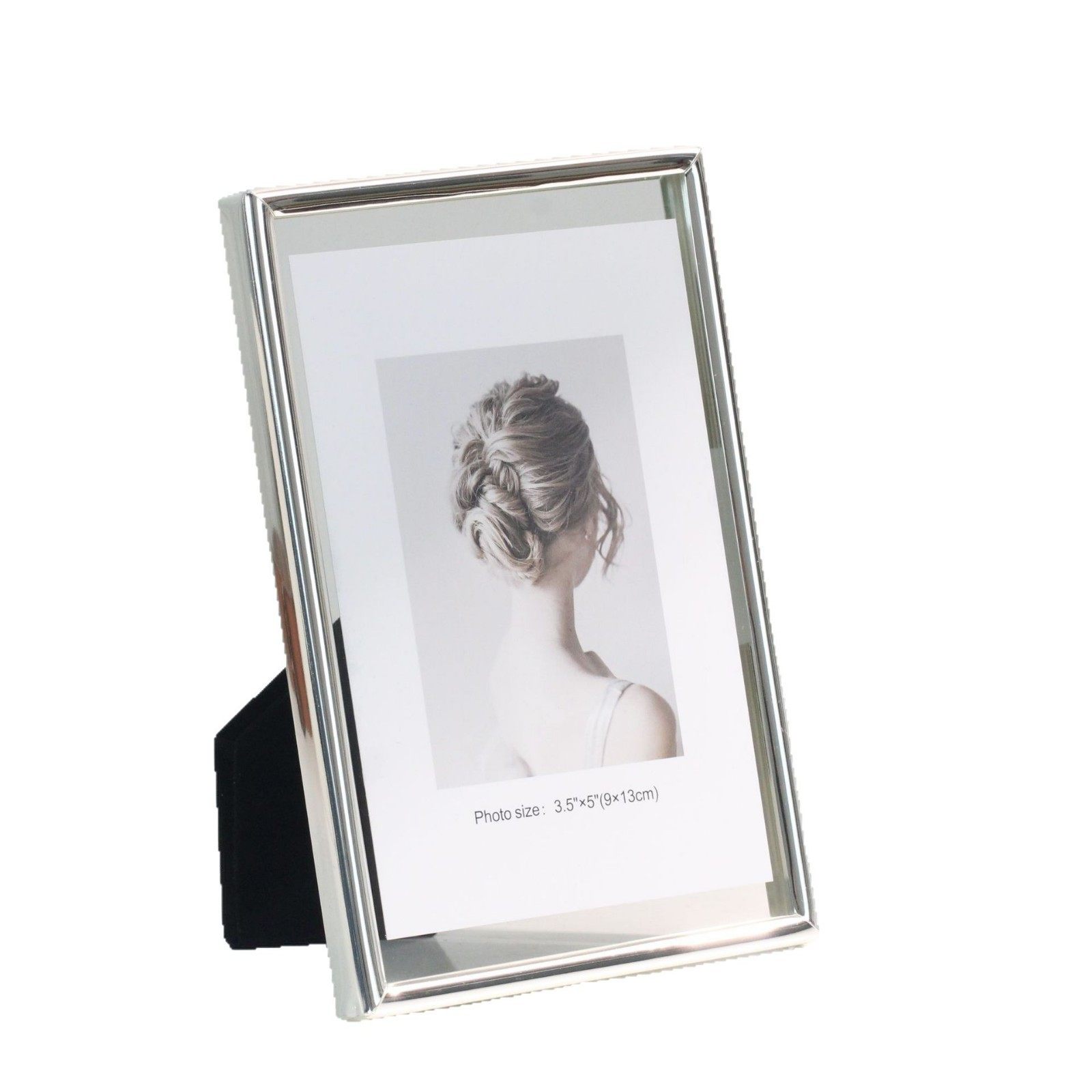 12inch 16inch Modern Simple Accessible Luxury Silver Gold Black Metal Large Photo Frame Table Decoration Photo A4