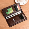 New long wallet men's pu multi-functional large capacity card bag men's business wallet spot wholesale