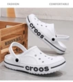 White-[edge strips, crocs] original label