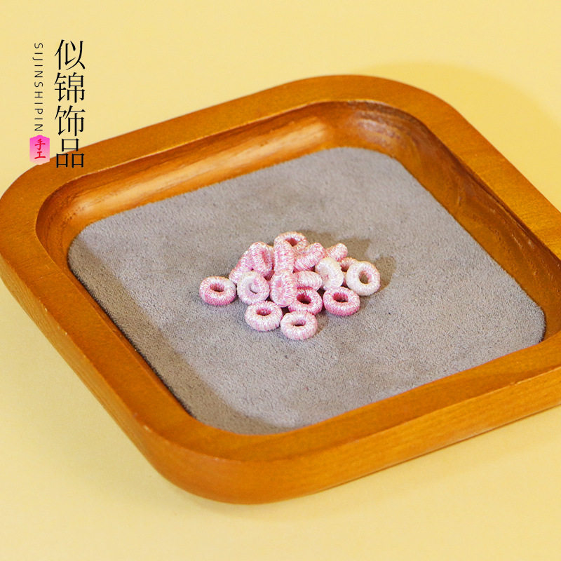 Source manufacturers handmade seamless winding gold and silver magic small coil necklace hand rope accessories beads DIY coil