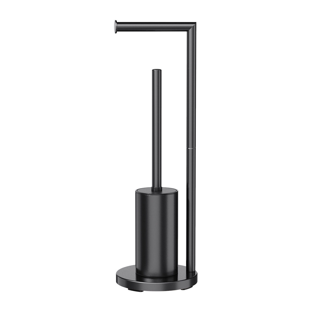 Cross-Border Household Floor-Standing Toilet Brush Paper Towel Holder Integrated Roll Paper Holder Cleaning Brush Removable Bathroom Toilet Paper Holder