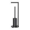 Cross-Border Household Floor-Standing Toilet Brush Paper Towel Holder Integrated Roll Paper Holder Cleaning Brush Removable Bathroom Toilet Paper Holder