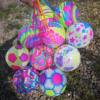 Wholesale Children's Colorful Hanging Ball Football Watermelon Ball Fluorescent Ball Kindergarten Racket Ball Park Outdoor Toy Ball