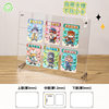 Acrylic photo frame display stand small card polaroid 3 inch photo frame transparent Jiugongge photo frame customization