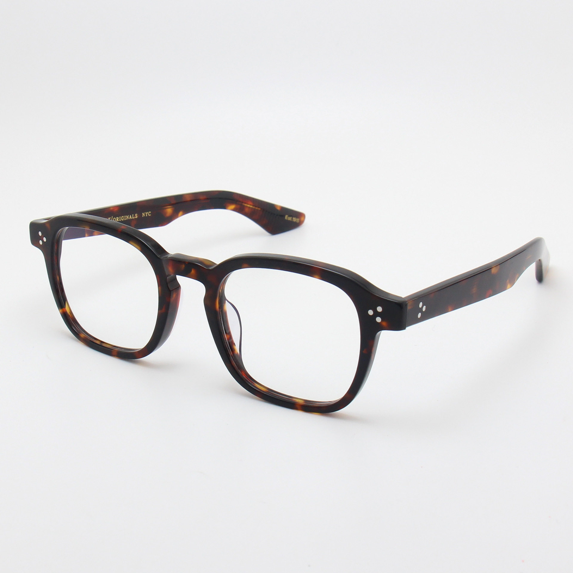 Japanese Style Glasses Frame MOMZA Same Style Frame Vintage Plate Glasses Myopia Glasses