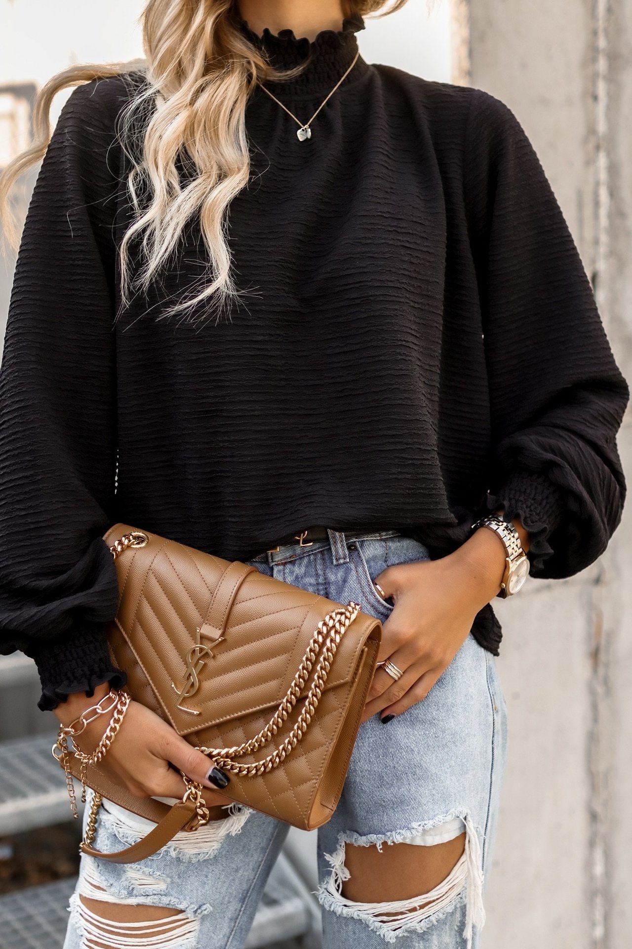 2024欧美外贸亚马逊独立站跨境新款秋冬女装高领长袖百搭街拍上衣