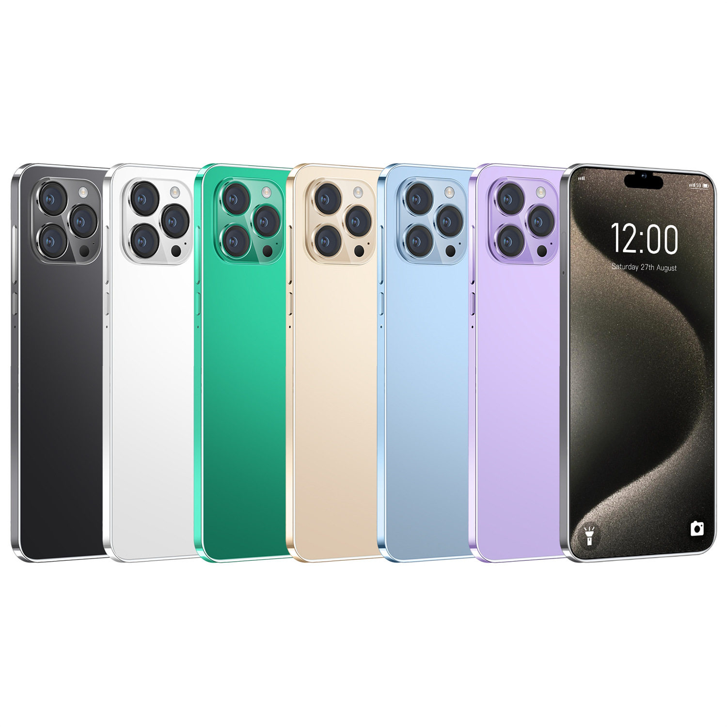 跨境新款I15promax旗舰6.8寸1+16智能安卓手机外贸内置一体机代发