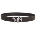 Amiri silver buckle + black