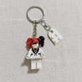 Harley quinn + white building blocks