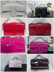 JACQUEMU New Patent Leather French Niche Designer All-match Handbag Shoulder Small Square Bag Crossbody Women's Bag