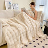 Advanced Rex Rabbit Velvet Blanket Quilt Winter Thickened Blanket Bed Sheet Coral Velvet Office Nap Sofa Blanket