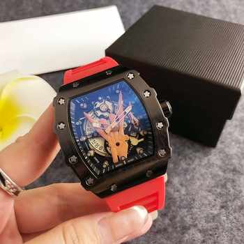 Watch Hip-Hop Fashion Classic Business Sports Retro Men's Watch Large Dial Multifunctional Hollow Barrel Watch