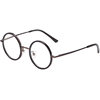 Metal Retro Glasses Frame Reading Glasses Wholesale Glasses Frame for Men and Women 2025 Flat Round Same Style New Cross-Border