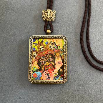 Thangka Non-Hand-Painted Thangka Thangka Pendant Twelve Zodiac Signs and Eight Guardian Gods Scenic Spots Buddhist Souvenirs