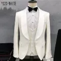 Y320-WHITE Top Vest Pants