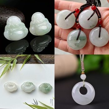Xinjiang Natural Tianshan Jade Peace Buckle Pendant Gourd Pendant Buddha Pixiu Various Jade Pendants Wholesale
