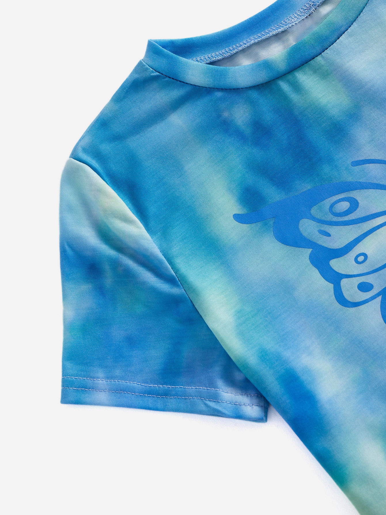 Tie Dye Short Sleeve T Shirt Casual Trendy Sexy Womens Fashion for Everyday Wear Wholesale Available