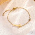 7782 cross bracelet