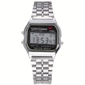 Silver electronic watch hd2512-002-02