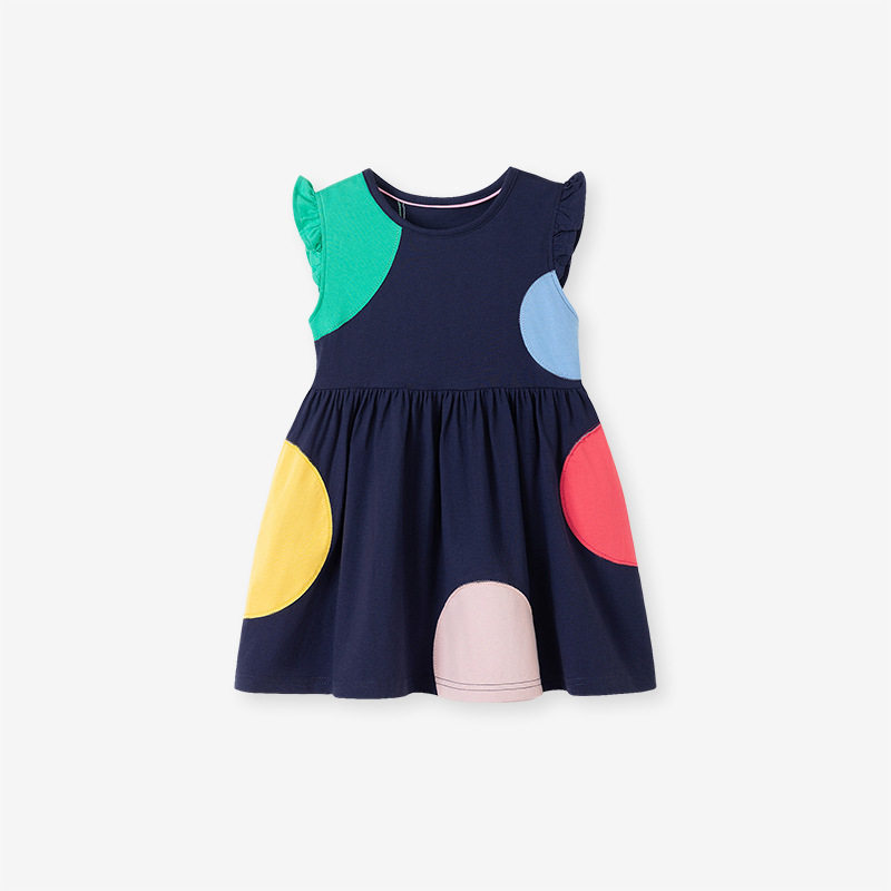 Girls' Summer Dress Direct from Factory, Casual Kids' Dress