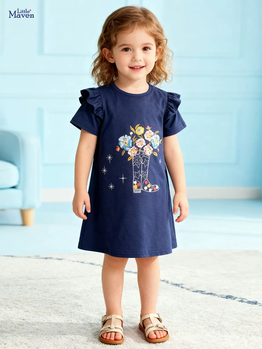 New Style Kids' Dress, Cute & Stylish Children's Dress, Girls' Summer Dress