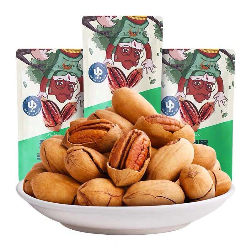 Three squirrels_milk flavor bigote 120g shell cream flavor nut kernel long nut dried fruit snacks