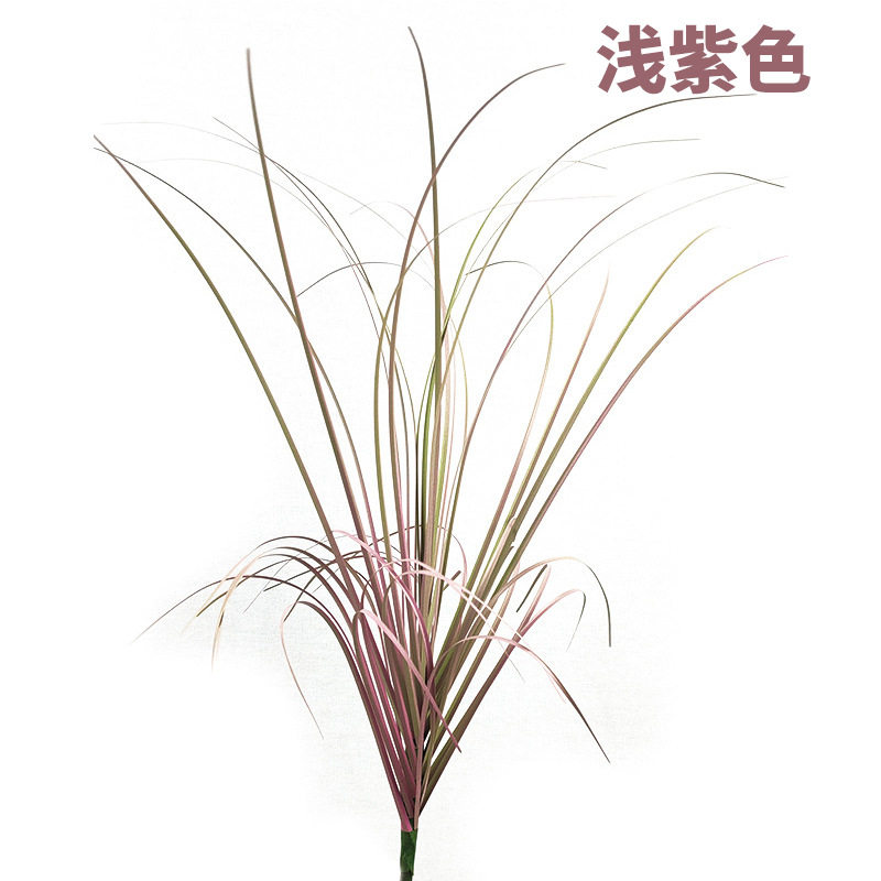 北欧ins风格家居仿真单支蒲草 室内仿真植物墙仿真芦苇洋葱草假花