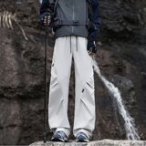 Осенние спортивные брюки для активного отдыха для мужчин и женщин, свободные брюки для пеших прогулок на открытом воздухе, простые и универсальные широкие брюки для оснастки
