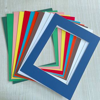 Rectangular Custom Size Cardboard for Custom Photo Frames with Lining Cardboard, Picture Frame Photo Wall Mounting White Cardboard