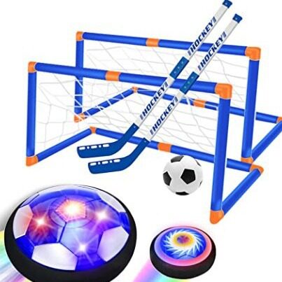 Cross-Border Suspended Football Toy Children's Hockey Charging Suspended Football Goal Indoor Football Toy