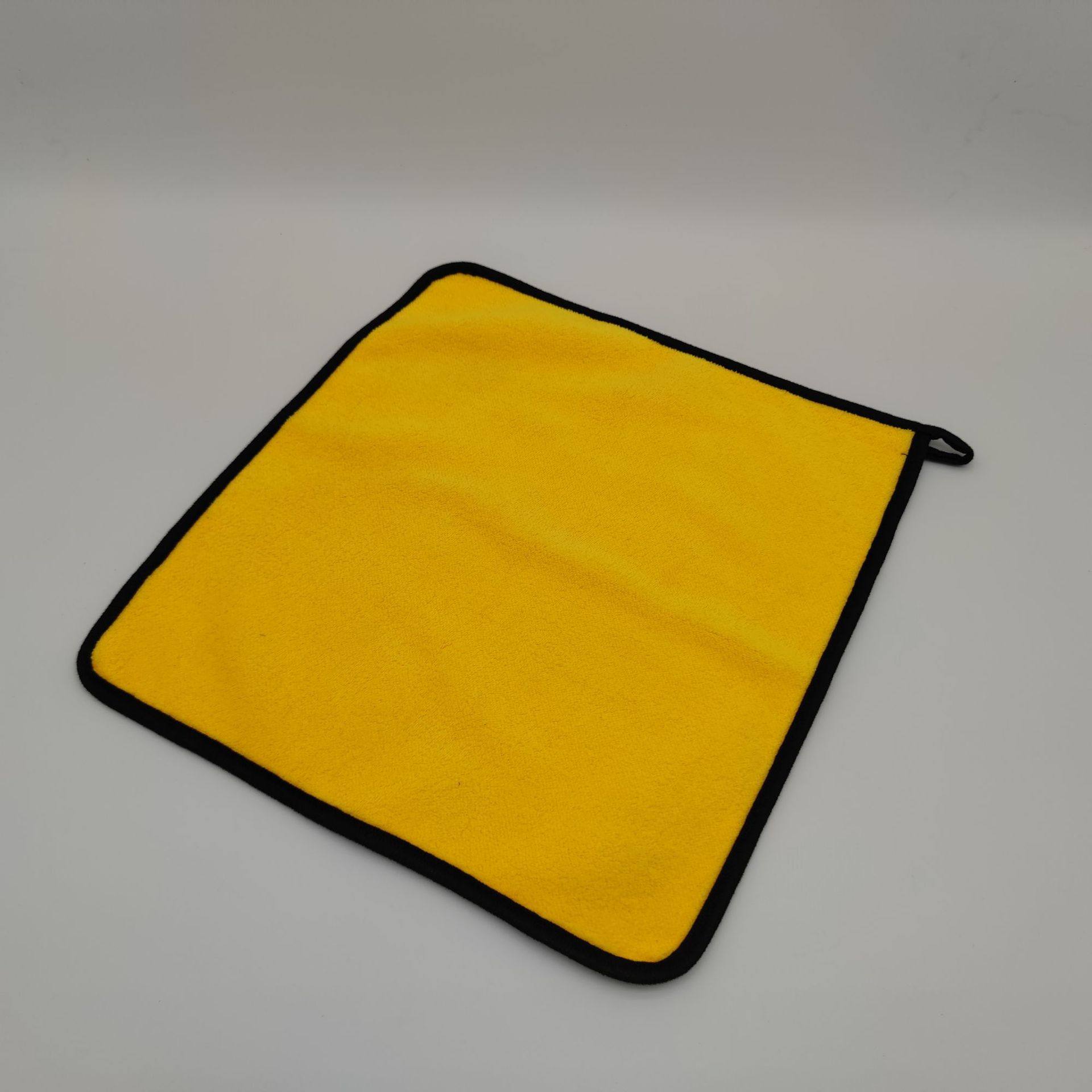 Double-sided velvet car towel thickened functional towel 30*30 high density car wash towel absorbent glass department store batch