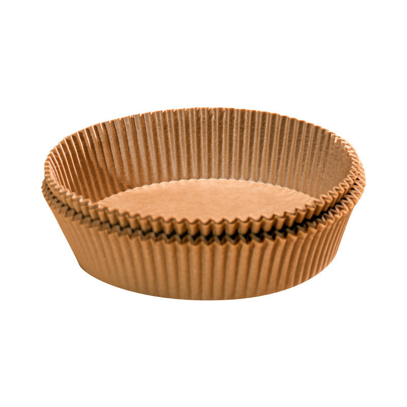 Food Cooking Silicone Paper Bowl Can Be Used for Air Fryer Paper Plate Round Air Fryer Baking Paper Tray Direct Supply