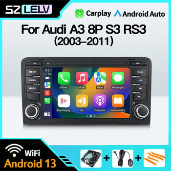 Suitable for Audi A3 S3 8P 8P1 RS3 intelligent central control large screen navigation reversing image all-in-one radio