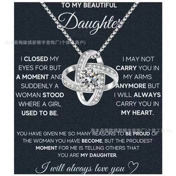 Cross-Border S925 Sterling Silver D Color Moissanite Necklace Women's Accessible Luxury Niche Lucky Four-Leaf Clover Clavicle Chain Birthday Gift