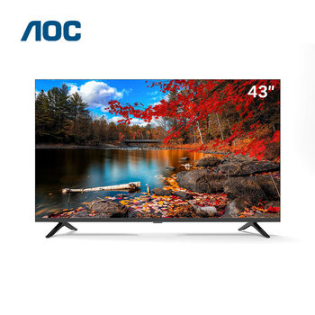 Aoc 43m6 43inch High-Definition Monitoring Monitor with Wide Viewing Angle, Built-In Speakers, Energy Saving, Low Power Consumption, Professional-Grade Screen