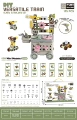 Screwdriver tool box [train car] electric drill-175 piece set (english color box)