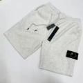 Stone shorts white gray