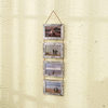 Amazon Hot Wall Hanging Photo Frame Quadruple Five Hanging 5 Inch 6 Inch 7 Inch Decorative Solid Wood Photo Frame Wall Hanging Photo Frame