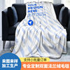 Double-Sided Flannel Blanket Sofa Throw Soft Printed Nap Shawl Blanket Home Single Air-Conditioned Room Christmas Tablecloth